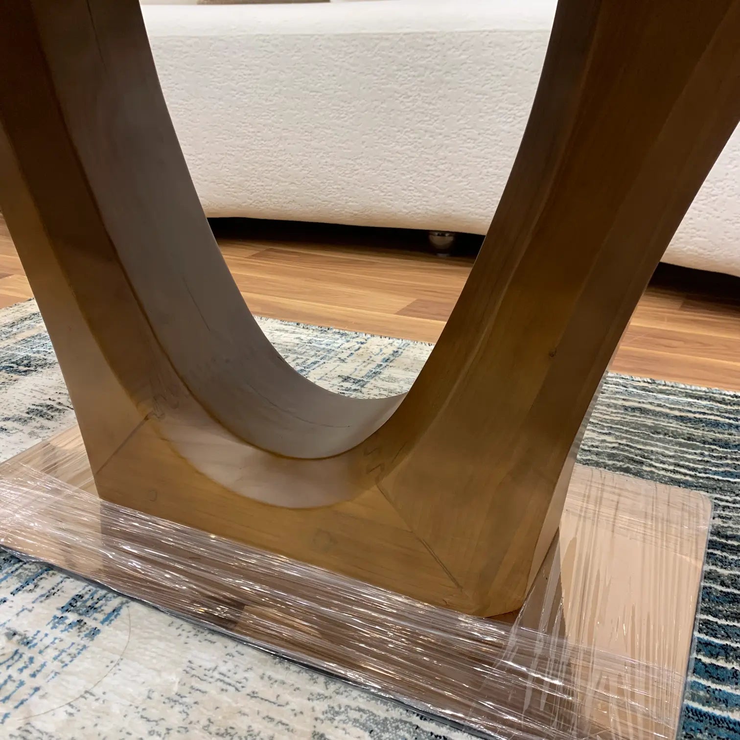 Crystal Onyx Wooden Base Center Table By Lush & Lavish Furniture And Interior, Mumbai